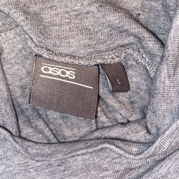 ASOS Grey Muscle Turtleneck - Picture 4 of 4